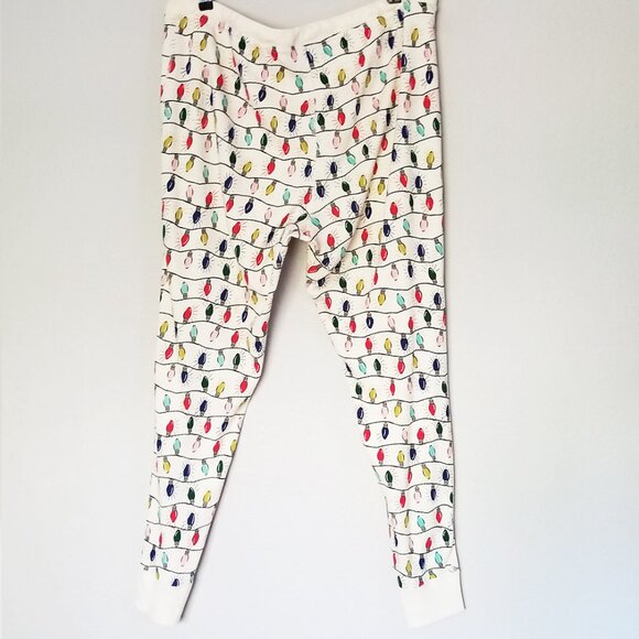 Hanna Andersson Holiday Christmas Long John Pajama Pants Bottoms XXL Bright Bulb - Picture 5 of 16